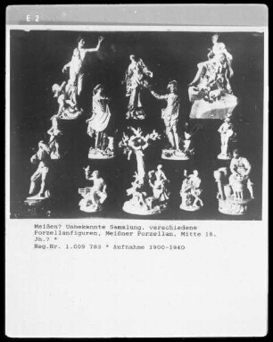 Verschiedene Porzellanfiguren