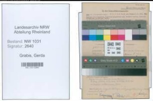 Entnazifizierung Gerda Grabis , geb. 21.11.1913 ()