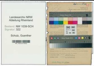Entnazifizierung Guenther Schulz , geb. 17.11.1908 (Provinzialassessor)