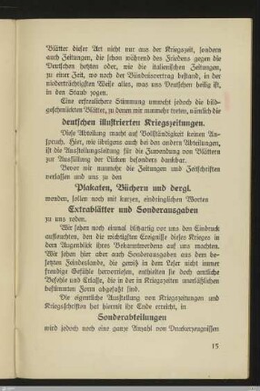 Extrablätter und Sonderausgaben