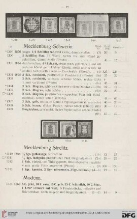 Mecklenburg-Strelitz (Nr. 1310-1313)