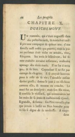 Les progrès Chapitre X. Durichemont
