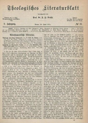 289-294 Alttestamentliche Literatur