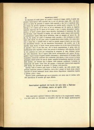 Osservazioni spettrali del bordo del sole fatte a Palermo nel febbrajo, marzo ed aprile 1874