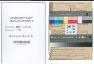 Entnazifizierung Fritz Schkommodau , geb. 04.05.1913 (Musiklehrer)