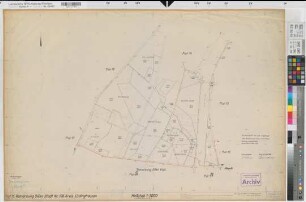 Olfen (Olfen), Flurbereinigung Vinnum, Bl. 7 Schätzungskarte Olfen Stadt Flur 15