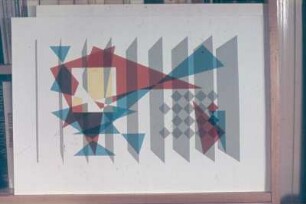Bauhaus - Foliencollage. Farbfolien. (um 1965; H. Rose)