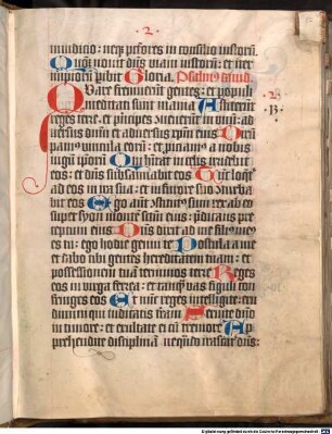 Psalterium - SuStB Augsburg 2 Cod 49a (Cim 63)