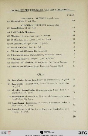 Glas (Nr. 430-493)