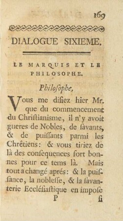 Dialogue Sixieme.