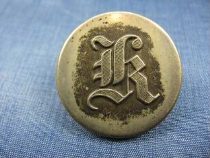 Kurzwaren / Drei Knöpfe aus Metall