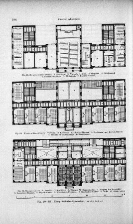 Fig. 90-92. König-Wilhelm-Gymnasium