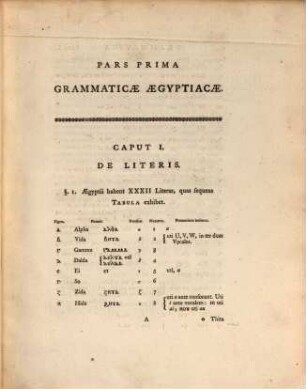 Grammatica aegyptiaca utriusque dialecti
