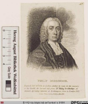 Bildnis Philip Doddridge