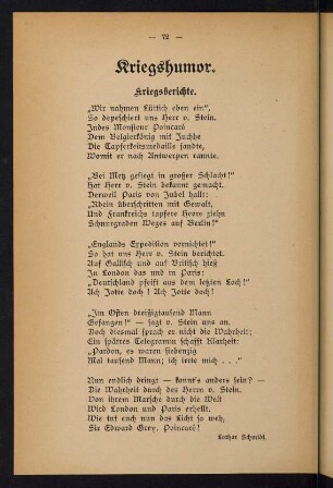72-78, Kriegshumor