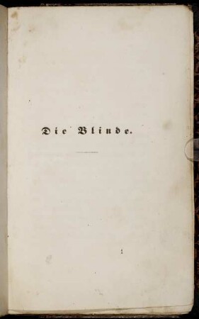 Die Blinde
