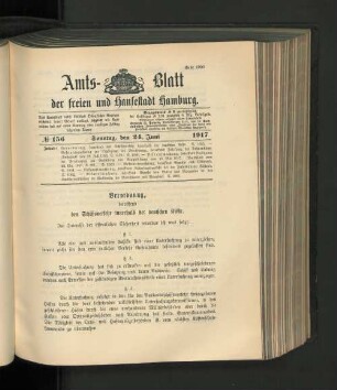 No. 156, 24. Juni 1917