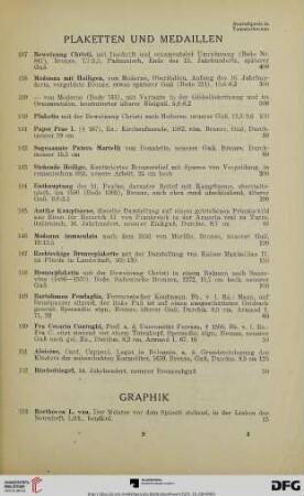 Graphik (Nr. 153-169)