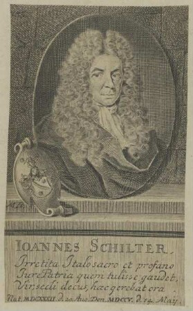 Bildnis des Ioannes Schilter