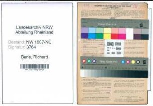 Entnazifizierung Richard Berle , geb. 06.10.1884 (Buchdrucker)
