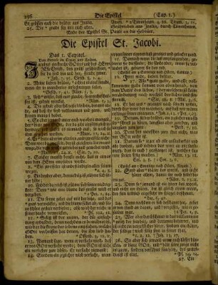 Die Epistel St. Jacobi. - Die Epistel. St. Judä.