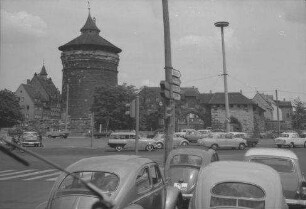 Nürnberg: Plärrer mit Turm [Spittlertor]
