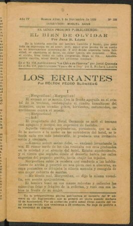 1920004156: Los errantes