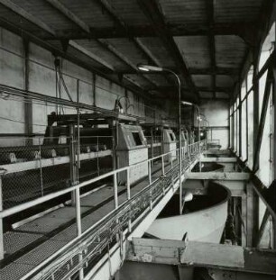 VE Braunkohlenkombinat Senftenberg, Brikettfabrik Sonne (I 1952-1954, II 1961-1962). Abschnitt Bunker / Rohkohleaufbereitung, Automatisierte Rohfeinkohleverteilung (Sonne II) : Freienhufen. VE Braunkohlenkombinat Senftenberg, Brikettfabrik Sonne (I 1952-1954, II 1961-1962). Abschnitt Bunker / Rohkohleaufbereitung, Automatisierte Rohfeinkohleverteilung (Sonne II)