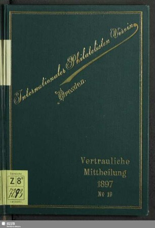 19.1897: Vertrauliche Mitteilung