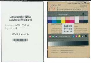 Entnazifizierung Heinrich Wolff , geb. 08.05.1894 (Kaufmann)