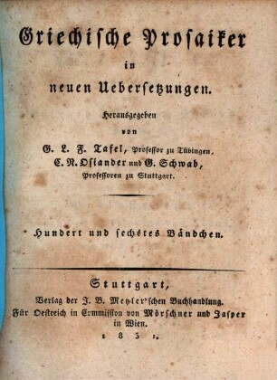Flavius Philostratus, des Aeltern und des Jüngern und Kallistratus Werke, 1,4. Leben des Apollonius von Tyana : 5. und 6. Buch