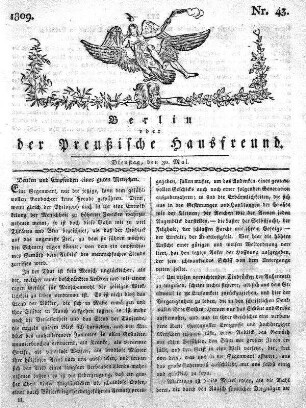 Nr. 43., 30. Mai 1809