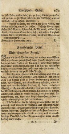 Funfzehnter Brief.