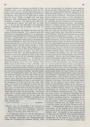 85-87 [Rezension] Häberlin, Paul, Wissenschaft