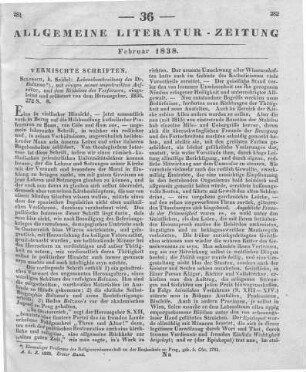 Bolzano, B.: Lebensbeschreibung des Dr. B. Bolzano mit einigen seiner ungedruckten Aufsätze und dem Bildnisse des Verfassers. Sulzbach: Seidel 1836
