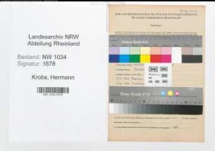 Entnazifizierung Hermann Krobs , geb. 25.02.1909 (Stabsfeldwebel)