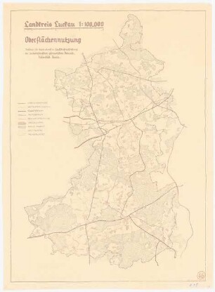 Landschaftsplan, Luckau: Bodennutzung 1:100000