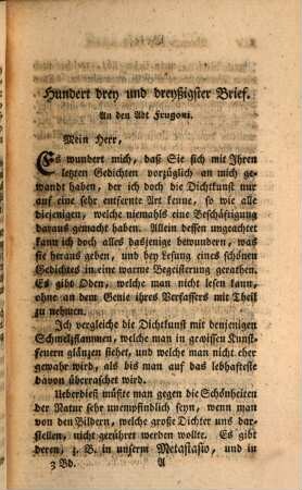 Briefe Papst Clemens XIV. (Ganganelli.) : Nebst verschiedenen Bullen, Breven, und der zu Freyburg in der Schweitz von einem ehemaligen Mitgliede der Gesellschaft Jesu auf denselben gehaltenen Leichenrede, 3