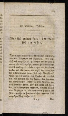 377-390, Am Sonntage Jubilate.