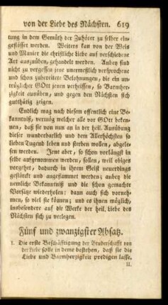 Fünf und zwanzigster Absatz