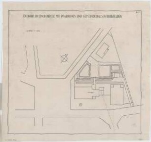 Billing, Hermann; Rheinfelden (Baden-Württemberg); Ev. Kirche - Lageplan