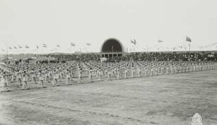 Deutsches Turnfest, Freiübungen des Militärs mit Gewehr
