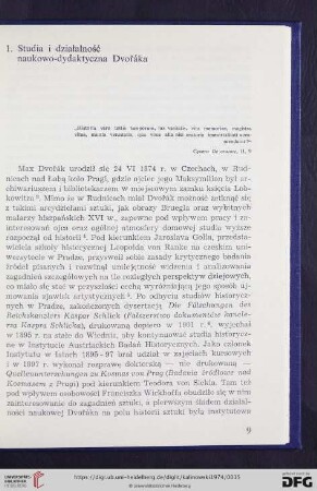 1. Studia i działalność naukowo-dydaktyczna Dvořáka