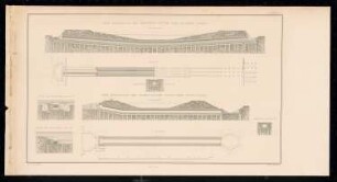 Finow-Kanal: Bl. 74: Malzer Kanal, Durchlass: Schnitte, Grundriss; Voss-Kanal: Längsschnitt (aus: Bauausführungen des preußischen Staats, Bd. 1)