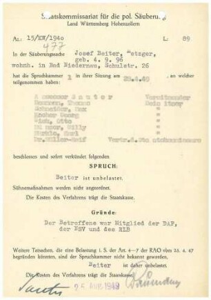 Beiter, Josef