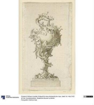 Entwurf für eine phantastische Vase