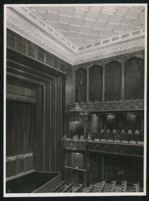 Königliches Hoftheater kleines Haus, Stuttgart: Ansicht Zuschauerraum und Rang