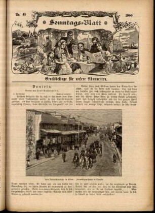 Ausgabe vom Sonntag, den 11. November 1900.