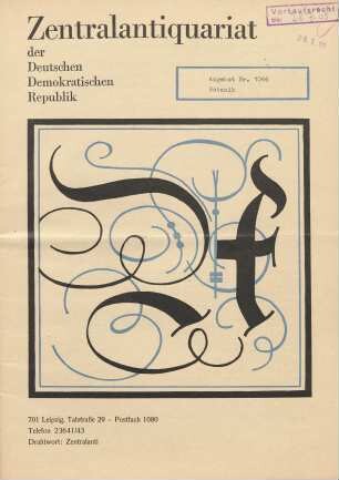 Nr. 1046: Botanik