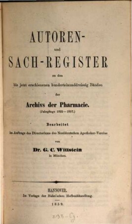 Archiv der Pharmazie : chemistry in life sciences. [92, a]